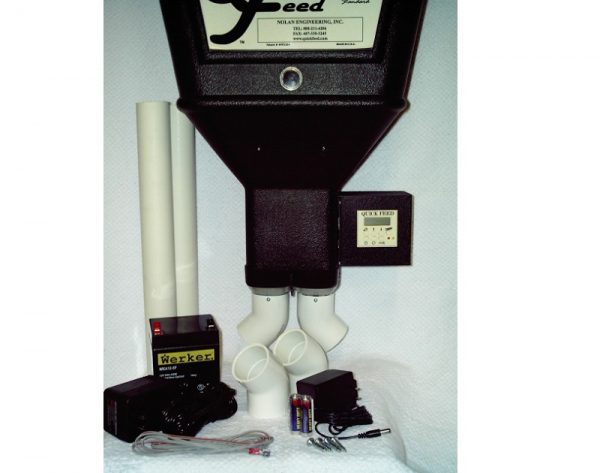 Double Automatic Feeder with Battery and Trickle Charger